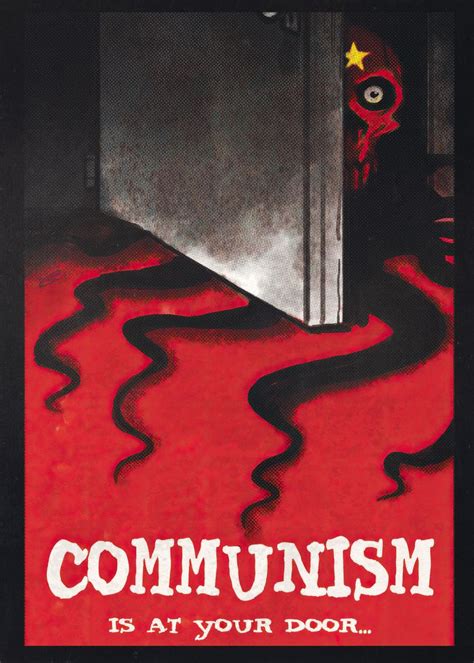 Communism At Your Door Poster Picture Metal Print Paint By Fallout