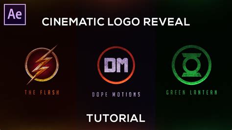 Cinematic Logo Reveal In After Effects After Effects Tutorial YouTube