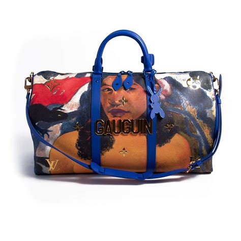 Louis Vuitton Jeff Koons Mona Lisa Keepall