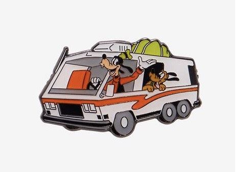 57299 Goofy Pluto RV Hot Topic Mickey Mouse Friend RV Blind Box Loungefly Disney Pin