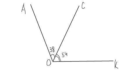 ДУЖЕ ПРОШУ!!ДАЮ 30 БАЛІВПромінь ОС проходить між сторонами кута АОК ...