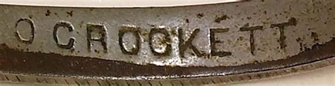 Unusual O Crockett Overlaid Spurs