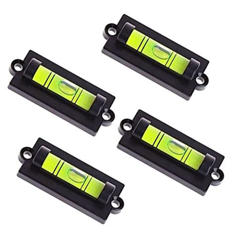 Snapklik WOYISEPG 4Pcs Bubble Spirit Level RV Standard Levels