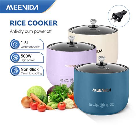 Mini Rice Cooker Small Hot Pot Non Stick Pan Electric Cooker L Mulitfunctional Electric Cooker