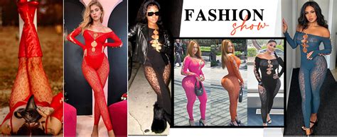 Avidlove Women S Lingerie Sexy Fishnet Body Suits For Women Long Sleeve Mesh Outfit Cut Out