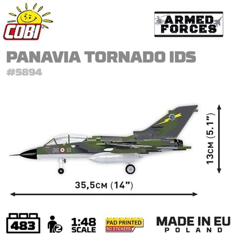 Panavia Tornado Ids Brick Plane Model Cobi 5894 483 Bricks Bricktanks