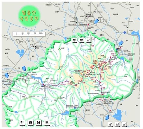 영암 월출산 등산코스등산지도산행정보 네이버 블로그