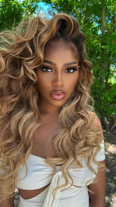 Honey Blonde Curly Weave