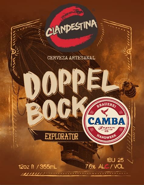 Doppelbock Explorator Cervecería Clandestina Untappd