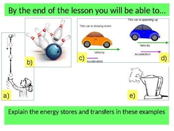 Energy Stores And Transfers By The Science Gurus Tpt