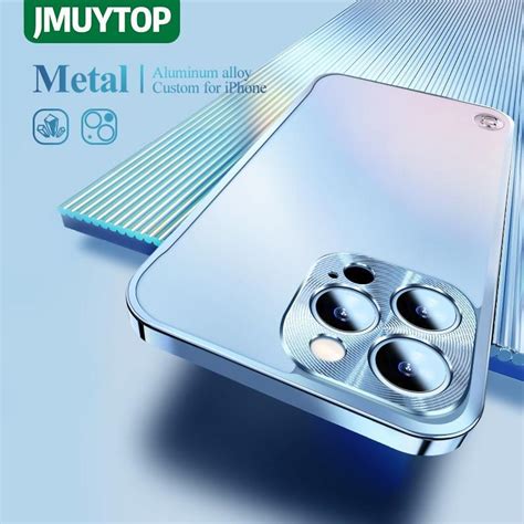 Cheap Luxury Metal Case For IPhone 14 Plus 13 12 Mini 11 Pro Max With