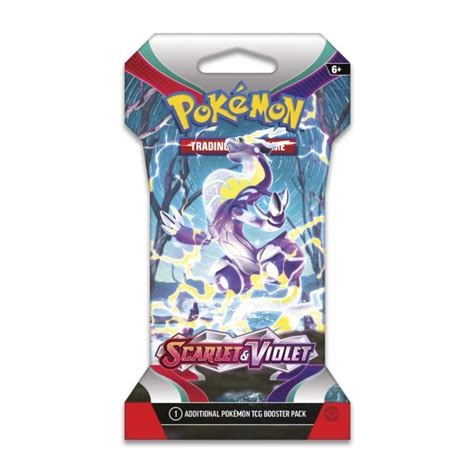 Pok Mon Tcg Scarlet Violet Sleeved Booster Pack Cards Pok Mon