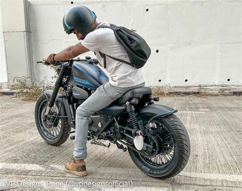 Bajaj Avenger Modified Bobber Samsara Inspired By Buddha