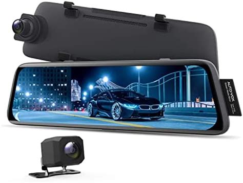 Pormido Mirror Dash Cam Reversing Camera Inch Front And Rear View