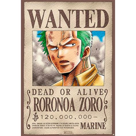 Roronoa Zoro Wanted Poster