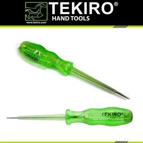 Jual Tekiro Tespen Ac Screwdriver 100 250v Obeng Test Pen Listrik El