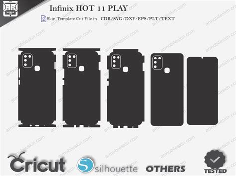 Infinix HOT 11 PLAY Skin Template Vector ARMOBILESKIN