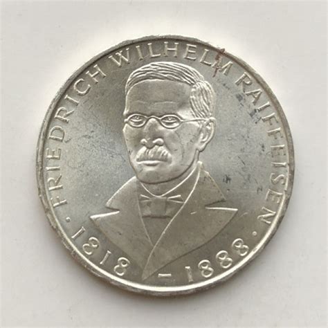 Купить монету 5 марок Германии Райффейзен серебро в Украине и Киеве по ...