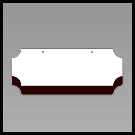Metal Sign Blanks Assorted Sizes And Colors