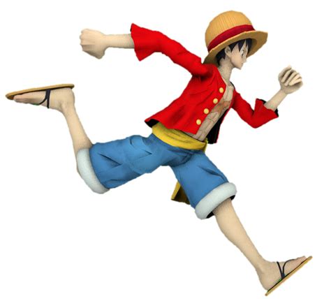 monkey  luffy running  transparentjiggly  deviantart