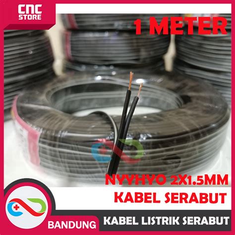 Jual KABEL LISTRIK SERABUT TEBAL 2X1 5 MM NYYHYO KABEL SERABUT PERMETER