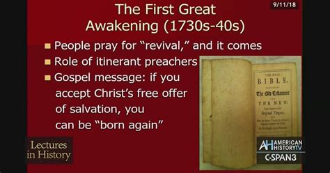 The First Great Awakening C SPAN Org