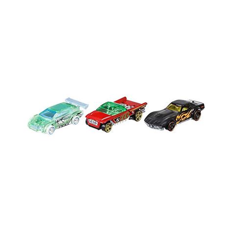 Hot Wheels Coffret 3 véhicules jouet pour enfant de petites voitures miniatures modèle aléatoire