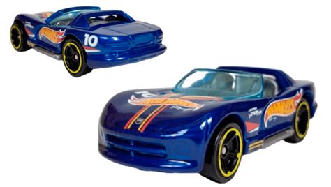 Машинка Базова Hot Wheels Dodge Viper RT 10 Treasure Hunts Race Team 1 64 GHD75 Blue купити в