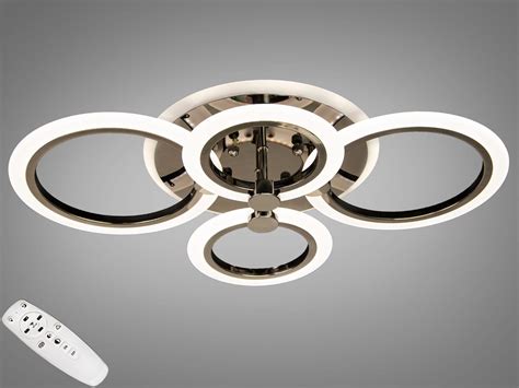 ᐉ LED-люстра с диммером и RGB подсветкой 60W (8022)