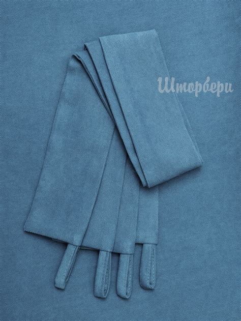 Комплект портьер джинсовый