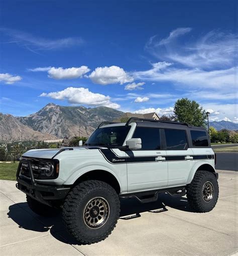 Up Ford Bronco Retro Special Decor Style Side Hood Graphics Kit