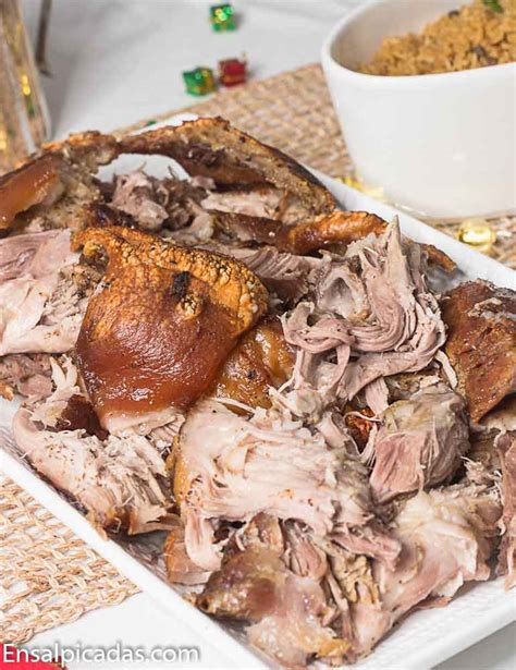 Receta de pernil al horno puertorriqueño Recetas Click