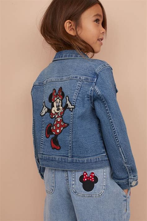 Denim Jacket With Appliqué Blue Denim Fashion Denim