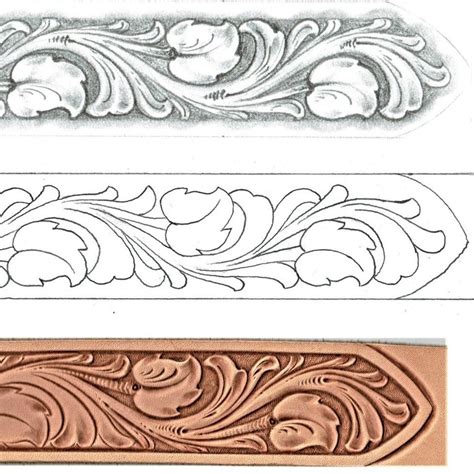 Free Leather Belt Pattern By Bob Moline Leather Craft Patterns