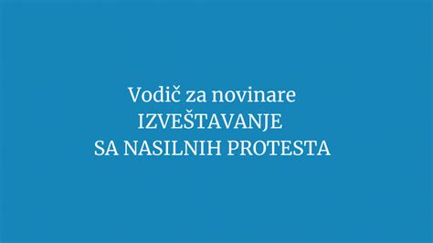 NDNV objavio vodič za izveštavanje sa protesta Autonomija