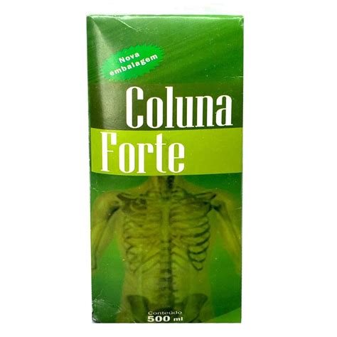 Coluna Forte 500ml Natu Nutri Produtos Naturais Você Compra online e