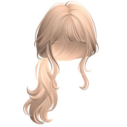 Wavy Low Ponytail Blonde Roblox Item Rolimon S