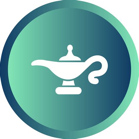 Genie Lamp Vector Icon Vector Art At Vecteezy