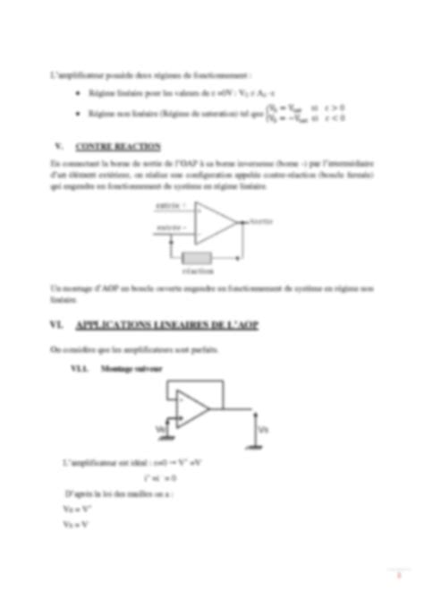 Solution Amplificateur Operationnel Cours Studypool