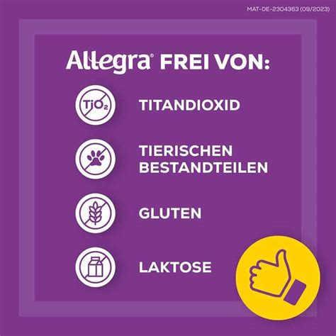 Allegra Allergietabletten Schnell Bei Allergie Heuschnupfen St