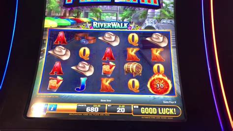 Live Play On Ultimate Firelink Riverwalk Slot Machine Youtube