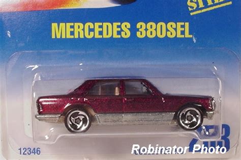 Hot Wheels Guide Mercedes Sel