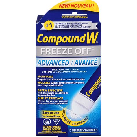 Compound W Freeze Off Advanced Wart Removal System - Safe, Effective