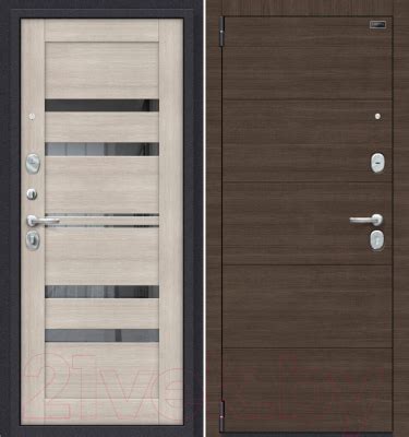 el'Porta Porta S 4.П30 Brownie/Cappuccino Veralinga (88x205, левая ...