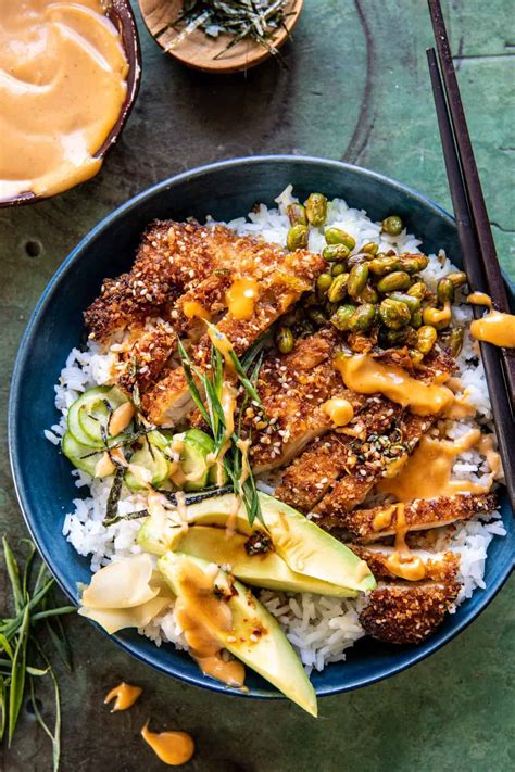 Crispy Chicken Katsu Bowls Half Baked Harvest