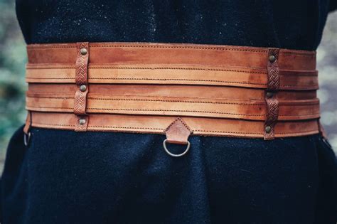 Ceinture Viking Marron Clair La Boutique M Di Vale