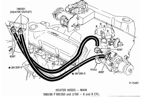Cooling System 57 Hemi Heater Hose Diagram Heater Hose Diag