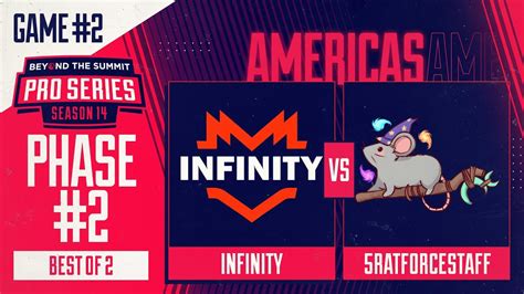 Infinity Vs Ratforcestaff Game Bts Pro Series Am Phase W