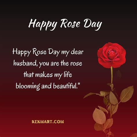 Happy Rose Day Message, Quotes For Husband 2023 - Kekmart