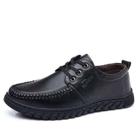 Chaussures Cuir Homme Dans Derby Noir Cdiscount Chaussures